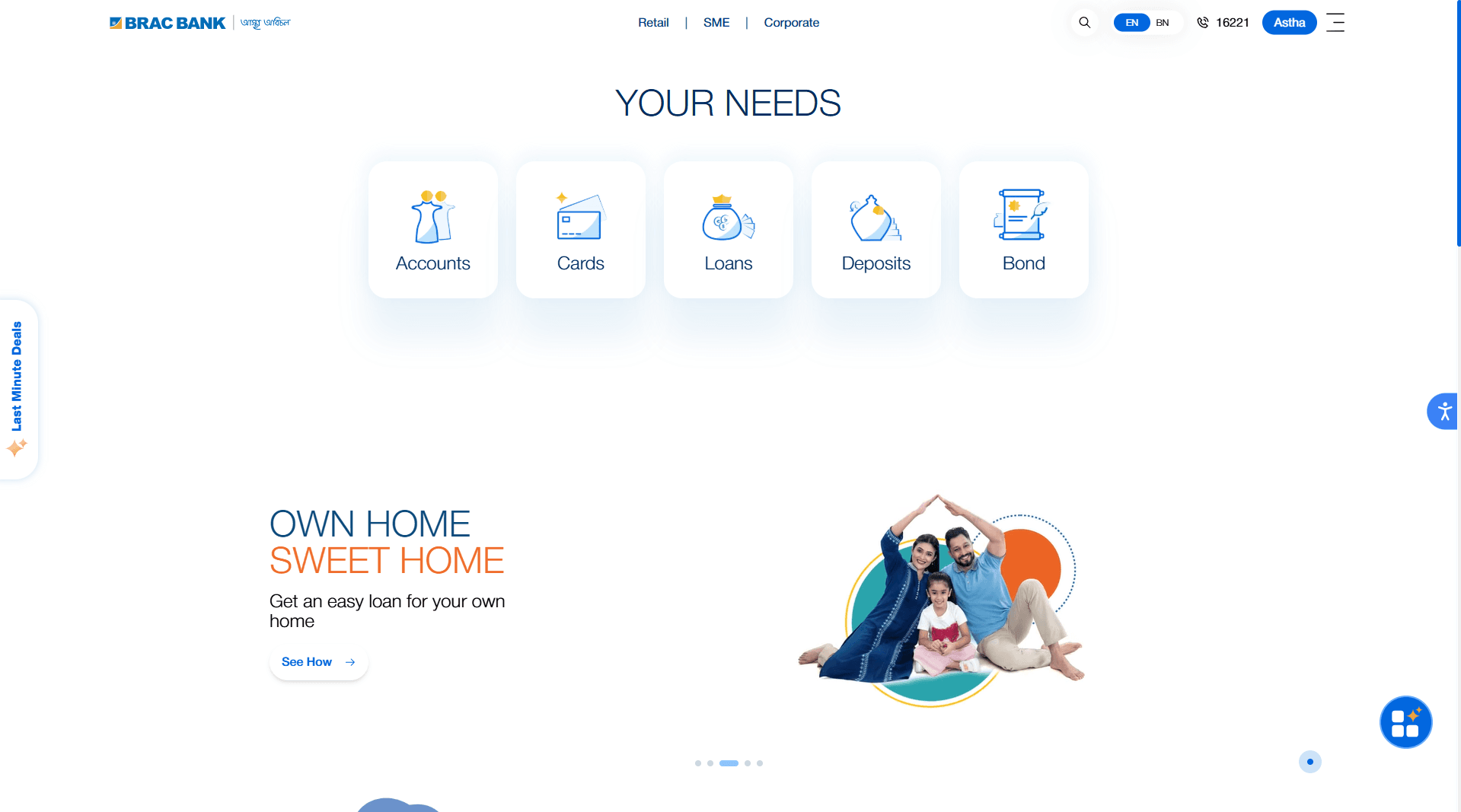 BRAC Bank Official Website – Frontend Transformation